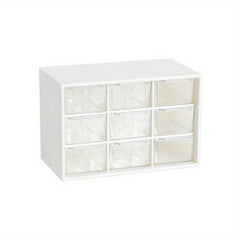 Dustproof Nine Grids Storage Rack with Small Drawer