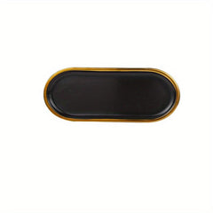 Elegant Marble Pattern Vanity Tray Organizer