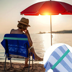 Beach Towel Clips - Secure Windproof Clips for Chairs & Wheelchairs