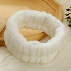 2pcs Coral Fleece Hair Band Soft Hairband for Women Girls