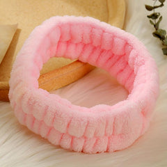 2pcs Coral Fleece Hair Band Soft Hairband for Women Girls