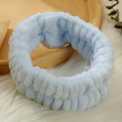 2pcs Coral Fleece Hair Band Soft Hairband for Women Girls