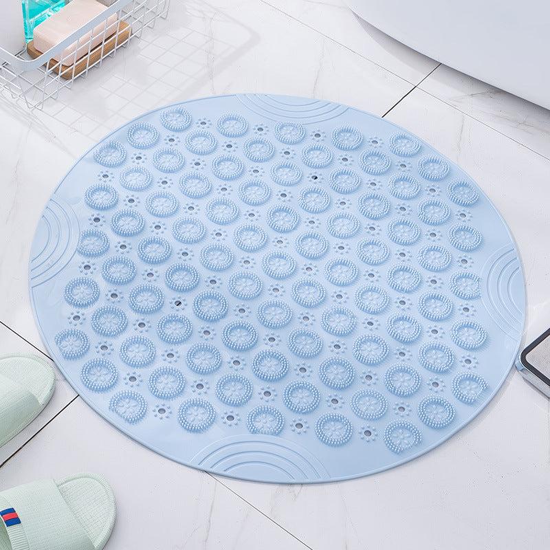 Round TPR Non-slip Bathroom Mat with Suction Cup