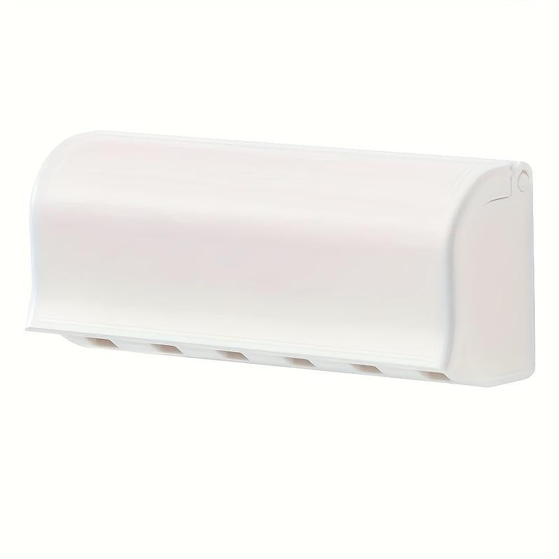 Wall Mounted Toothbrush Toothpaste Rack Organizer