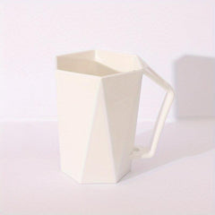 1pc Mouthwash Cup With Handle Plastic Toothbrush Cup