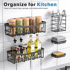 Stainless Steel Shower Caddy Wall Mounted Organizer