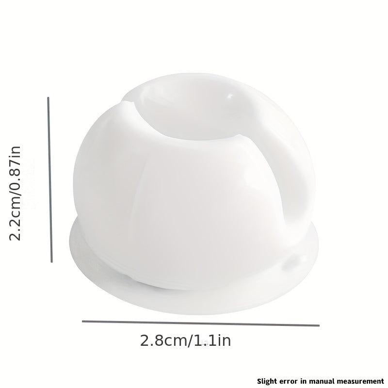 2pcs Suction Cup Toothbrush Holder Wall Mounted Toothbrush Storage Rack