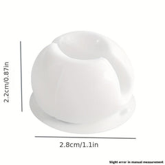 2pcs Suction Cup Toothbrush Holder Wall Mounted Toothbrush Storage Rack