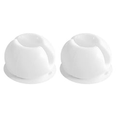 2pcs Suction Cup Toothbrush Holder Wall Mounted Toothbrush Storage Rack