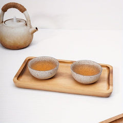 Wooden Bathroom Vanity Tray Makeup Organizer