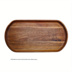 Wooden Bathroom Vanity Tray Makeup Organizer