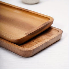 Wooden Bathroom Vanity Tray Makeup Organizer