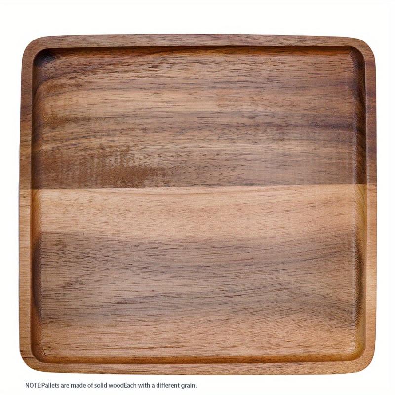 Wooden Bathroom Vanity Tray Makeup Organizer