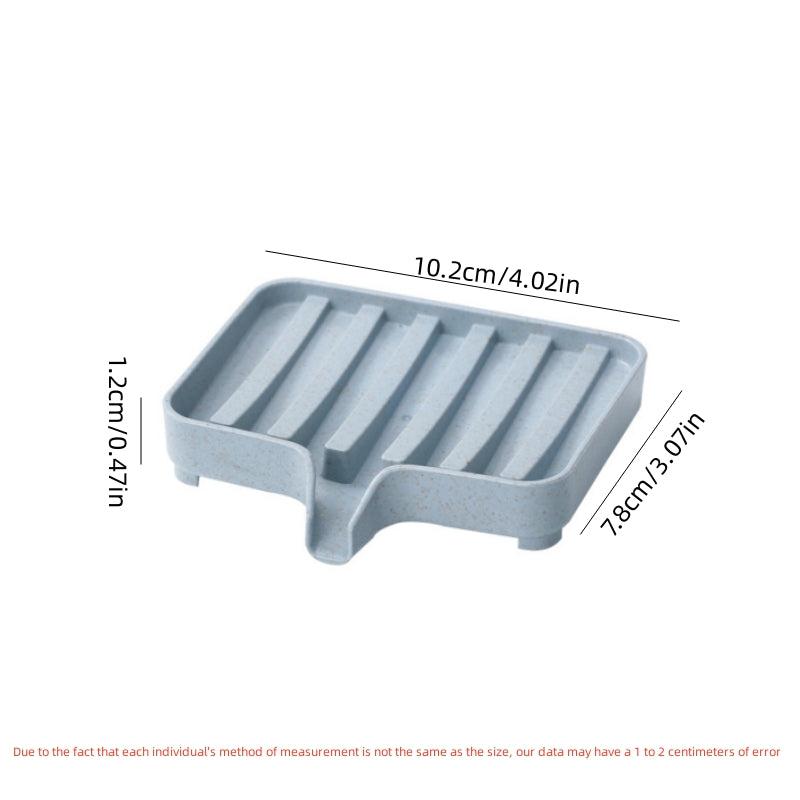 Rectangle Draining Soap Box Holder for Bathroom