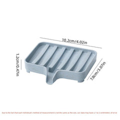 Rectangle Draining Soap Box Holder for Bathroom