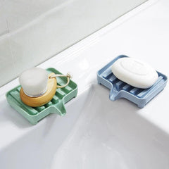 Rectangle Draining Soap Box Holder for Bathroom
