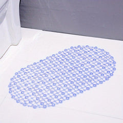 1pc Bathroom Anti Slip Mat Toilet Bath Floor Mat With Suction Cup