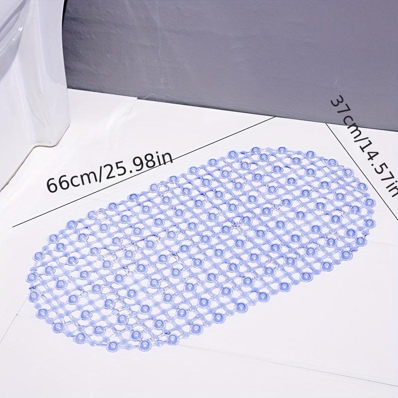 1pc Bathroom Anti Slip Mat Toilet Bath Floor Mat With Suction Cup