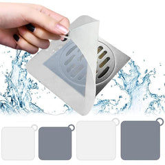 4pcs Sink Stopper Bathtub Drain Cover Hair Catcher Anti Odor Mat Large Silicone