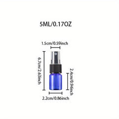 5pcs Mini Travel Perfume Spray Bottles Refillable Empty Container