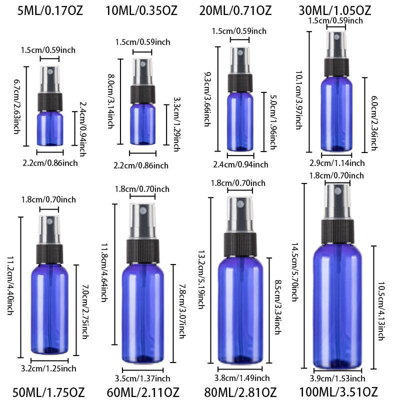 5pcs Mini Travel Perfume Spray Bottles Refillable Empty Container