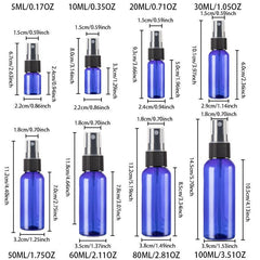 5pcs Mini Travel Perfume Spray Bottles Refillable Empty Container