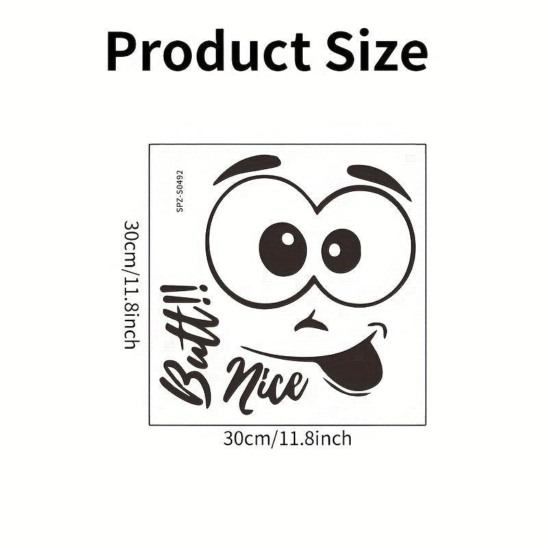 Smile Toilet Cover Sticker Decorative Wall Self adhesive Bathroom Sticker