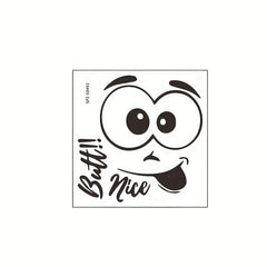 Smile Toilet Cover Sticker Decorative Wall Self adhesive Bathroom Sticker