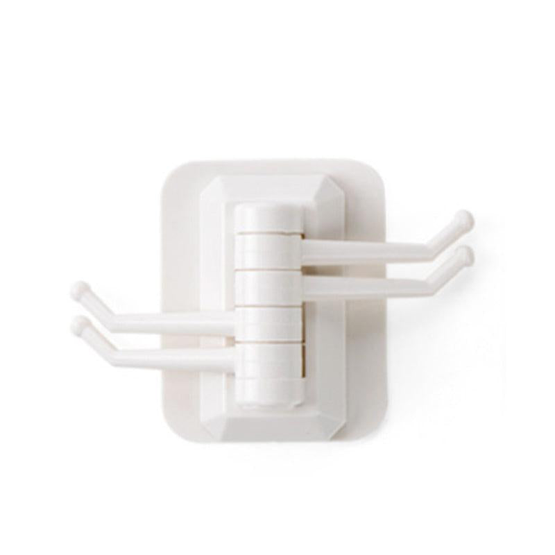Rotatable Towel Rack Bathroom Towel Hook Adhesive Clothes Hanger