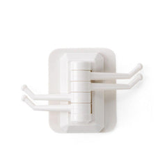 Rotatable Towel Rack Bathroom Towel Hook Adhesive Clothes Hanger