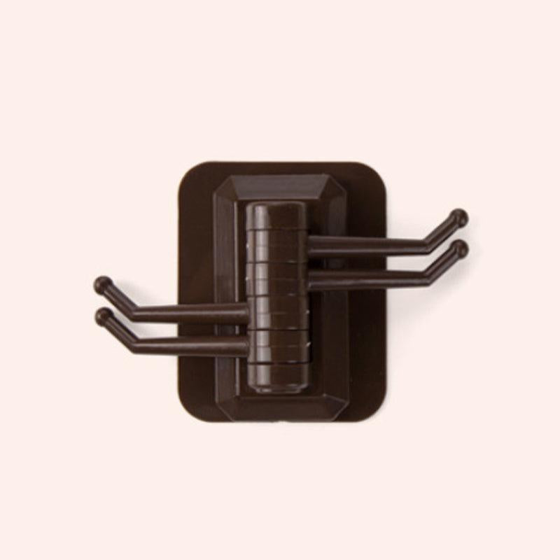 Rotatable Towel Rack Bathroom Towel Hook Adhesive Clothes Hanger