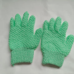 2pcs Exfoliating Bath Gloves for Shower - Deep Body Scrub Shower Scrubber