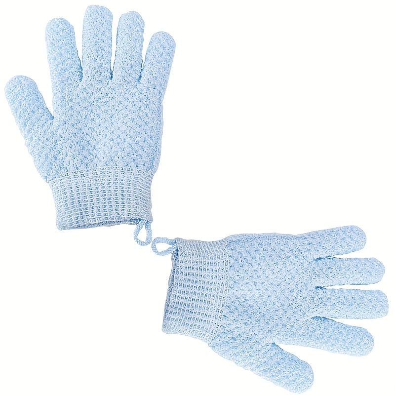 2pcs Exfoliating Bath Gloves for Shower - Deep Body Scrub Shower Scrubber