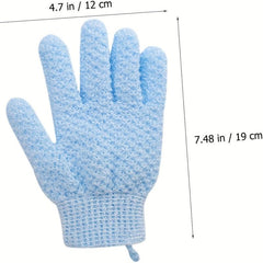 2pcs Exfoliating Bath Gloves for Shower - Deep Body Scrub Shower Scrubber