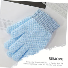 2pcs Exfoliating Bath Gloves for Shower - Deep Body Scrub Shower Scrubber