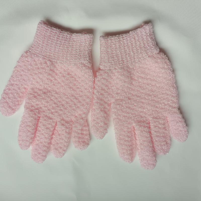 2pcs Exfoliating Bath Gloves for Shower - Deep Body Scrub Shower Scrubber