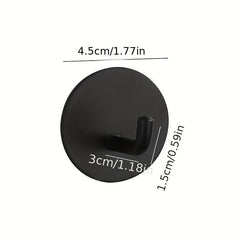 2pcs Heavy Duty Adhesive Towel Hook for Bathroom, Coat Hook for Hanging