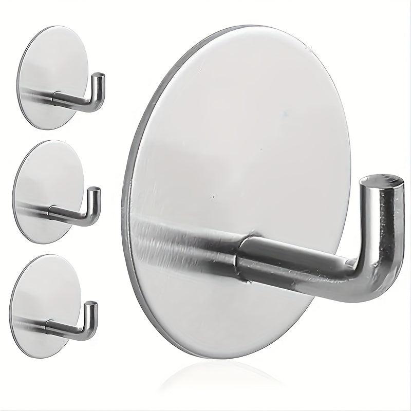2pcs Heavy Duty Adhesive Towel Hook for Bathroom, Coat Hook for Hanging