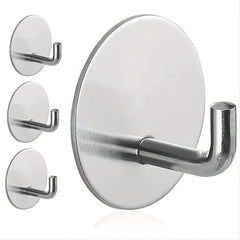 2pcs Heavy Duty Adhesive Towel Hook for Bathroom, Coat Hook for Hanging