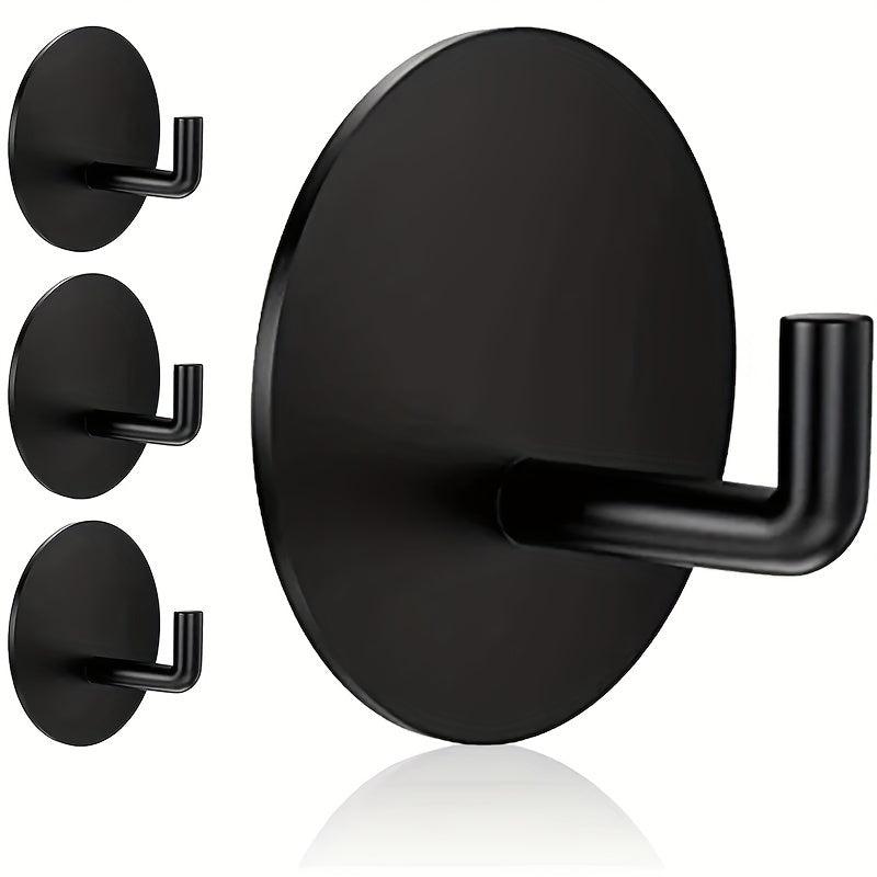 2pcs Heavy Duty Adhesive Towel Hook for Bathroom, Coat Hook for Hanging