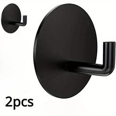 2pcs Heavy Duty Adhesive Towel Hook for Bathroom, Coat Hook for Hanging