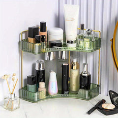 2 Layer Cosmetic Storage Box Large Capacity Storage Rack
