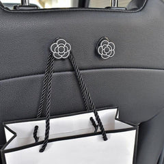 2pcs Camellia Storage Hooks Wall Mounted Household Decoration Hook