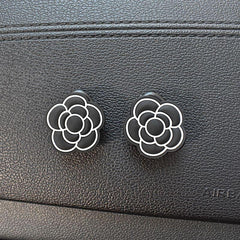 2pcs Camellia Storage Hooks Wall Mounted Household Decoration Hook