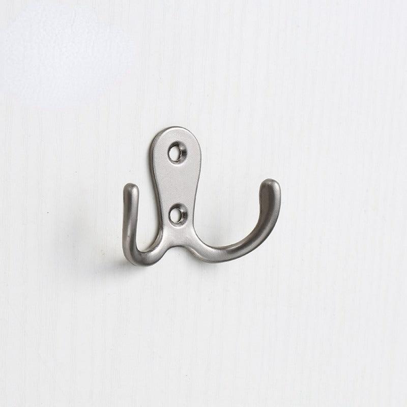 Wall Mounted Metal Coat Rack Towel Hooks Key Holder Clothes Rack