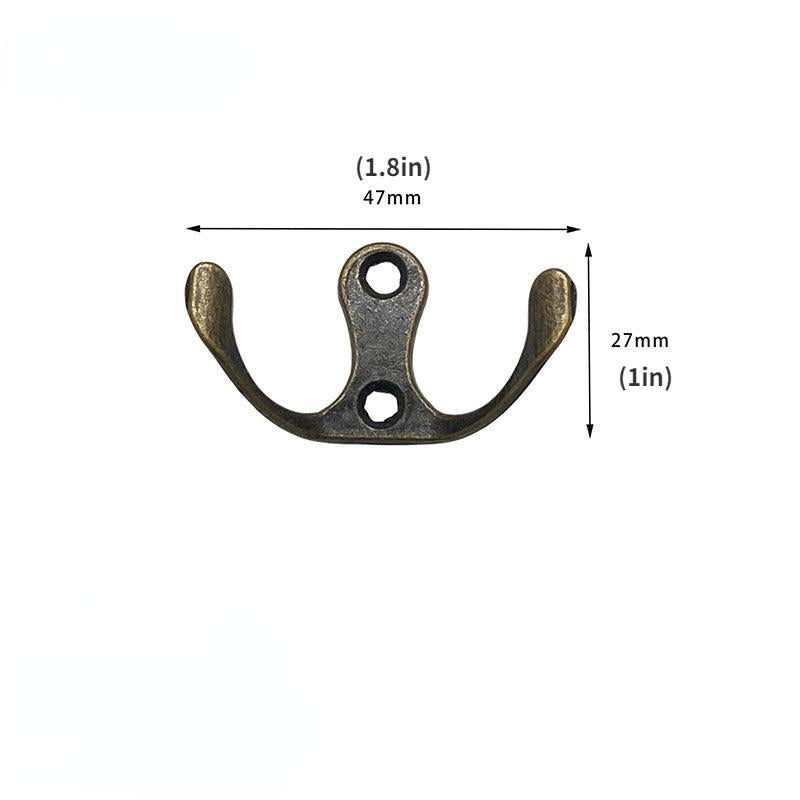Wall Mounted Metal Coat Rack Towel Hooks Key Holder Clothes Rack