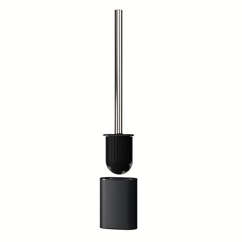 Long Handle Cleaning Brush with Holder Box for Toilet Bathroom