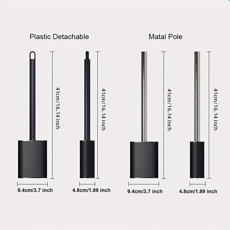 Long Handle Cleaning Brush with Holder Box for Toilet Bathroom