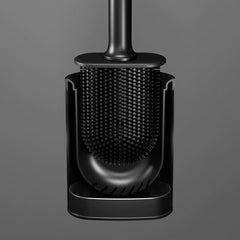 Long Handle Cleaning Brush with Holder Box for Toilet Bathroom