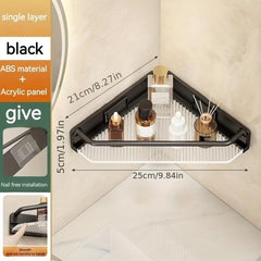 Corner Shower Caddy Triangle Shelf Wall Mounted Bathroom Storage Rack